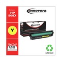 Primed for Savings Sale! | Factory Reconditioned Innovera IVRF362X Remanufactured 9,500 Page-Yield Replacement High-Yield Toner for 508X (CF362X) - Yellow image number 1
