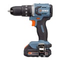 Combo Kits | Senix S2K2B2-02 20V Max Brushless 1/2 in. Cordless Hammer Drill/Driver and 1/4 in. Impact Driver Combo Kit with 2 Batteries (2 Ah) image number 3