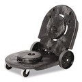 Customer Appreciation Sale! Save up to $60 on Select Tools | Rubbermaid Commercial FG264600BLA 20.25 in. x 45 in. x 8 in. 300 lbs. Capacity 2-Container Tandem Dolly - Black image number 4