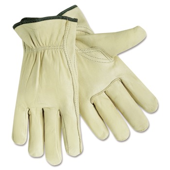 MCR Safety 3211XL Top Grain Cowhide Leather Drivers Gloves - X-Large/Beige (1-Pair)