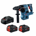 Rotary Hammers | Bosch GBH18V-28CK28 18V Brushless Lithium-Ion Connected-Ready SDS-plus Bulldog 1-1/8 in. Cordless Rotary Hammer Kit (8 Ah) image number 0