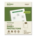 July Member-Exclusive Offer Save 10% off on One Item | Avery 75537 Top-Load Recycled Polypropylene Sheet Protector - Semi-Clear (100/Box) image number 0