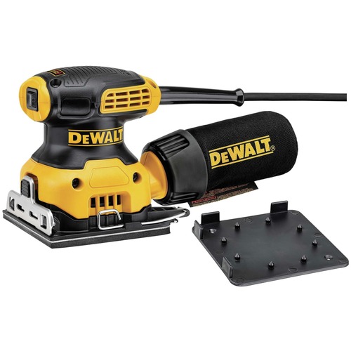 Drywall Sanders | Factory Reconditioned Dewalt DWE6411KR 2.3 Amp 1/4 Sheet Corded Finishing Sander Kit image number 0