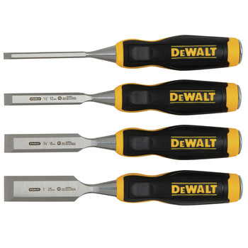 CHISELS FILES AND PUNCHES | Dewalt DWHT16063 4 Piece Wood Chisel Set