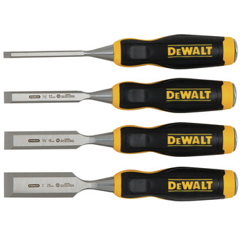 CHISELS FILES AND PUNCHES | Dewalt 4 Piece Wood Chisel Set - DWHT16063