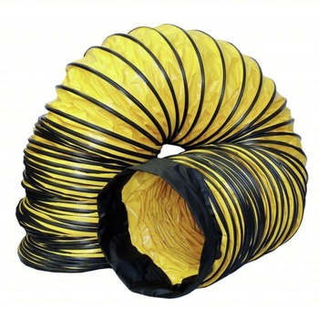 Americ 12 in. x 15 ft. Standard Flexible Ducting with Cinch Straps - AM-DS1215