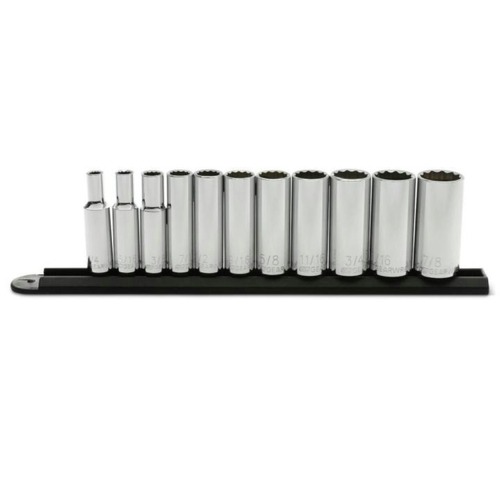 Socket Sets | GearWrench 80563 (11-Piece) 3/8 in. Drive 12-Point Deep SAE Socket Set image number 0