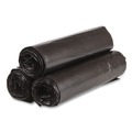  | Inteplast Group VALH4048K22 High-Density 45 Gallon 40 in. x 46 in. Commercial Can Liners - Black (150/Carton) image number 2