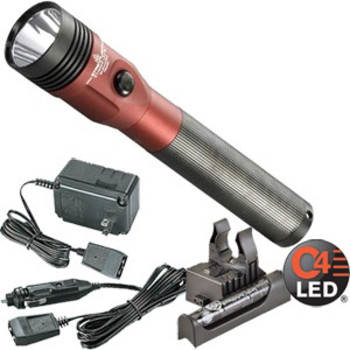 PRODUCTS | Streamlight Stinger LED Rechargeable Flashlight with PiggyBack Charger (Red) - 75612