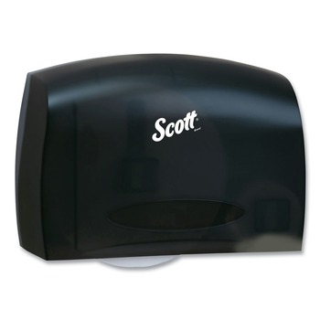Scott Essential 14.25 in. x 6 in. x 9.75 in. Coreless Jumbo Roll Tissue Dispenser for Business - Black - 09602