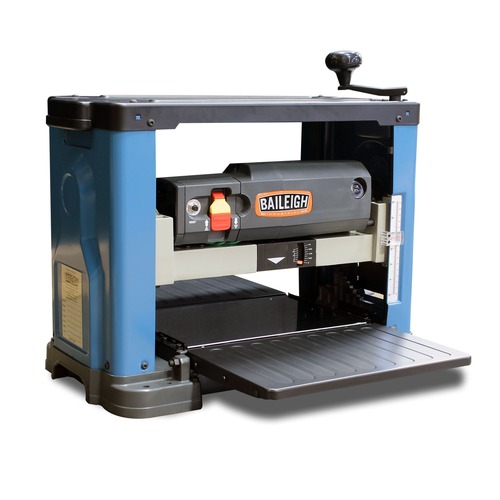 Wood Planers | Baileigh Industrial BA9-1020164 IP-1306 15 Amp 2 HP 10000 RPM Spiral Cutterhead with 26 Carbide Inserts 6 in. Max Height Expandable Table Dual Dust Ports 13 in. Benchtop Planer image number 0