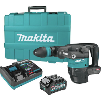 DEMO AND BREAKER HAMMERS | Makita 40V max XGT Brushless Lithium-Ion 15 lbs. Cordless Demolition Hammer Kit (4 Ah) - GMH01M1
