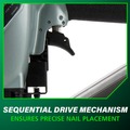 Air Framing Nailers | Metabo HPT NR65AK2SM 36-Degree 2-1/2 in. Strap-Tite Fastening System Metal Connector Strip Nailer with Short Magazine image number 7