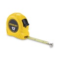 Measuring Tools | Bostitch 30-485 1/2 in. x 12 ft. Power Return Tape Measure with Belt Clip - Yellow image number 3