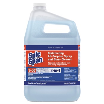 Spic and Span 1 Gallon Bottle Fresh Scent All-Purpose Disinfecting Spray and Glass Cleaner - 58773EA