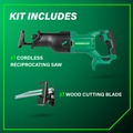 Reciprocating Saws | Metabo HPT CR18DBQ4M 18V MultiVolt Cordless Reciprocating Saw (Tool Only) image number 2