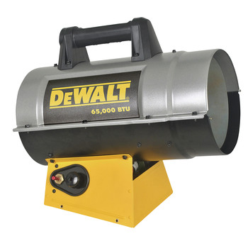 SPACE HEATERS | Dewalt DXH65FAV 35,000 - 65,000 BTU Forced Air Propane Heater - F340710