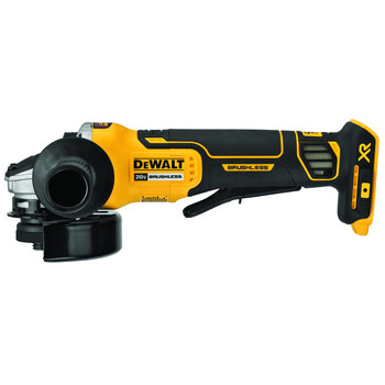 Dewalt 20V MAX XR Brushless Lithium-Ion 4-1/2 in. Cordless Paddle Switch Small Angle Grinder with Kickback Brake (Tool Only) - DCG413B
