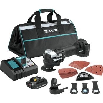 MULTI TOOLS | Makita StarlockMax 18V LXT Brushless Sub-Compact Lithium-Ion Cordless Oscillating Multi-Tool Kit (2 Ah) - XMT04R1B