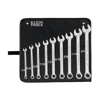 PRODUCTS | Klein Tools 68402 9-Piece Combination Wrench Set