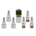 Air Tool Adaptors | Dewalt DXCM036-0227 (7-Piece) Industrial Couplers and Plugs image number 0