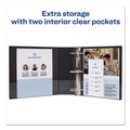 July Member-Exclusive Offer Save 10% off on One Item | Avery 17041 3 Slant Rings 3 in. Capacity 11 in. x 8.5 in. Durable View Binder with DuraHinge - Black image number 5