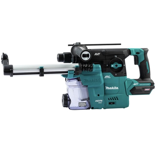 Clearance Center | Makita GRH08ZW 40V Max XGT Brushless Lithium-Ion 1-3/16 in. Cordless AVT AWS Rotary Hammer with Dust Extractor (Tool Only) image number 0