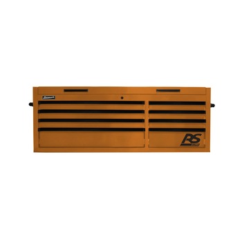 Homak RS Pro 54 in. 8-Drawer Top Chest with Outlet - Orange - OG02065800