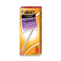  | BIC MS11-RED Cristal Xtra Smooth Medium 1 millimeter Stick Ballpoint Pen - Red Ink/Clear Barrel (1-Dozen) image number 2