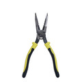 Pliers | Klein Tools J206-8C 8.5 in. All-Purpose Spring Loaded Long Nose Pliers image number 4
