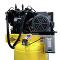 Stationary Air Compressors | EMAX ESP10V080V3 10 HP 80 Gallon 2-Stage 3-Phase Industrial V4 Pressure Lubricated Solid Cast Iron Pump 38 CFM @ 100 PSI Plus SILENT Air Compressor image number 2