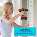 Combo Kits | Black & Decker BD4KITCDCMSL 20V MAX Lithium-Ion Cordless 4-Tool Combo Kit with 2 Batteries (1.5 Ah) image number 12