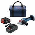  | Factory Reconditioned Bosch GWX18V-13PB14-RT 18V PROFACTOR Brushless Lithium-Ion 5 in. - 6 in. Cordless X-LOCK Angle Grinder Kit with No Lock-On Paddle Switch (8 Ah) image number 0