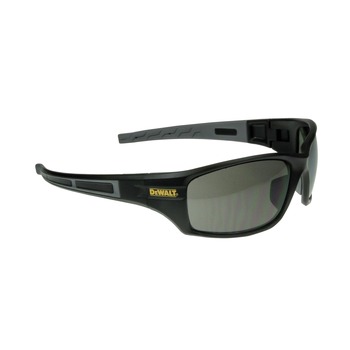 SAFETY GLASSES | Dewalt (12/Carton) Auger Safety Glasses - Black Frame/Smoke Lens - DPG101-2D