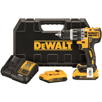 Dewalt 20V MAX XR Lithium-Ion Brushless Compact 2-Speed 1/2 in. Cordless Hammer Drill Kit (2 Ah) - DCD796D2