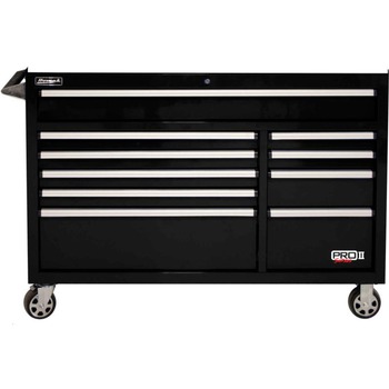 PRODUCTS | Homak Pro 2 54 in. 10-Drawer Roller Cabinet - Black - BK04054210
