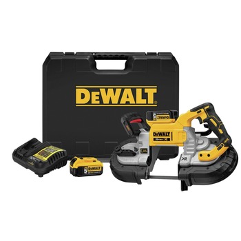 BAND SAWS | Dewalt DCS376P2 20V MAX 5 in. Dual Switch Band Saw Kit (5 Ah)
