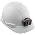 New Year New Savings! Save $25 off $150 | Klein Tools 60107RL Non-Vented Cap Style Hard Hat with Rechargeable Headlamp - White image number 2