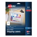 July Member-Exclusive Offer Save 10% off on One Item | Avery 08255 8.5 in. x 11 in. Full-Sheet Vibrant Inkjet Color-Print Labels - Matte White (20/Pack) image number 0