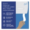  | Scott 09602 Essential 14.25 in. x 6 in. x 9.75 in. Coreless Jumbo Roll Tissue Dispenser for Business - Black image number 10