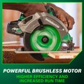 Circular Saws | Metabo HPT C1807DAQ4M 18V MultiVolt Brushless Lithium-Ion 7-1/4 in. Cordless Circular Saw (Tool Only) image number 7