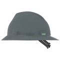 Clearance Center | MSA 454731 V-Gard Slotted Full-Brim Hat with Staz-On Suspension - Gray image number 2