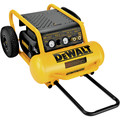 Portable Air Compressors | Dewalt D55146 1.6 HP Continuous 225 PSI Max 4.5 Gallon Hand Carry with Wheels Air Compressor image number 1