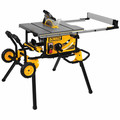 Table Saws | Factory Reconditioned Dewalt DWE7499GDR 15 Amp 10 in. Site-Pro Compact Jobsite Table Saw with Guard Detect & Rolling Stand image number 1
