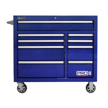 TOOL STORAGE | Homak 41 in. Pro 2 9-Drawer Roller Cabinet - Blue - BL04041092