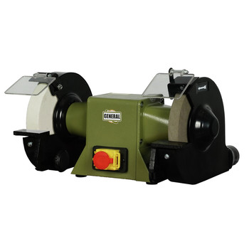 General International 15-670M1 1/2 HP 1400 - 1750 RPM 6 in. Industrial Bench Grinder