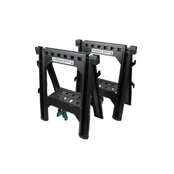 POWER TOOL ACCESSORIES | Metabo HPT 27 In. Plastic Sawhorse (2-Pack) - 115445M