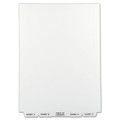 July Member-Exclusive Offer Save 10% off on One Item | Avery 11376 11 in. x 8.5 in. 27-Tab Preprinted Legal Exhibit Bottom A to Z Tab Index Dividers - White (1-Set) image number 1