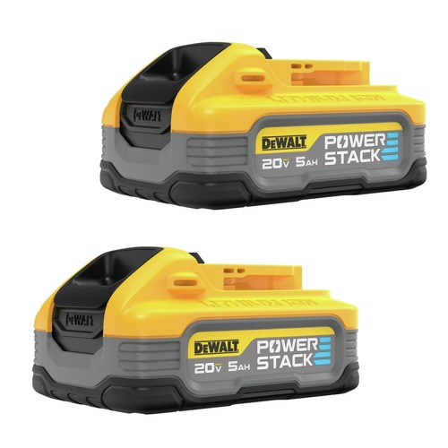 Batteries | Dewalt DCBP520-2 (2) POWERSTACK 20V MAX 5 Ah Lithium-Ion Batteries image number 0