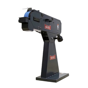 WOODWORKING TOOLS | Dake Model FG-75 220V 3-Phase 6000 FPM 3 in. X 79 in. 60 Grit Belt Horizontal Belt Grinder - D-961003